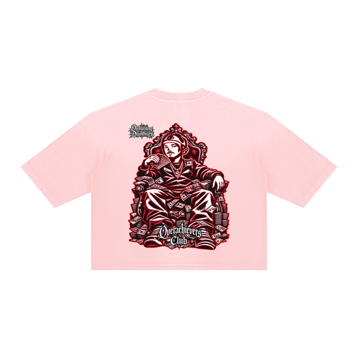 Overachievers Club' Vintage Wash Sunfade Boxy T-Shirt
