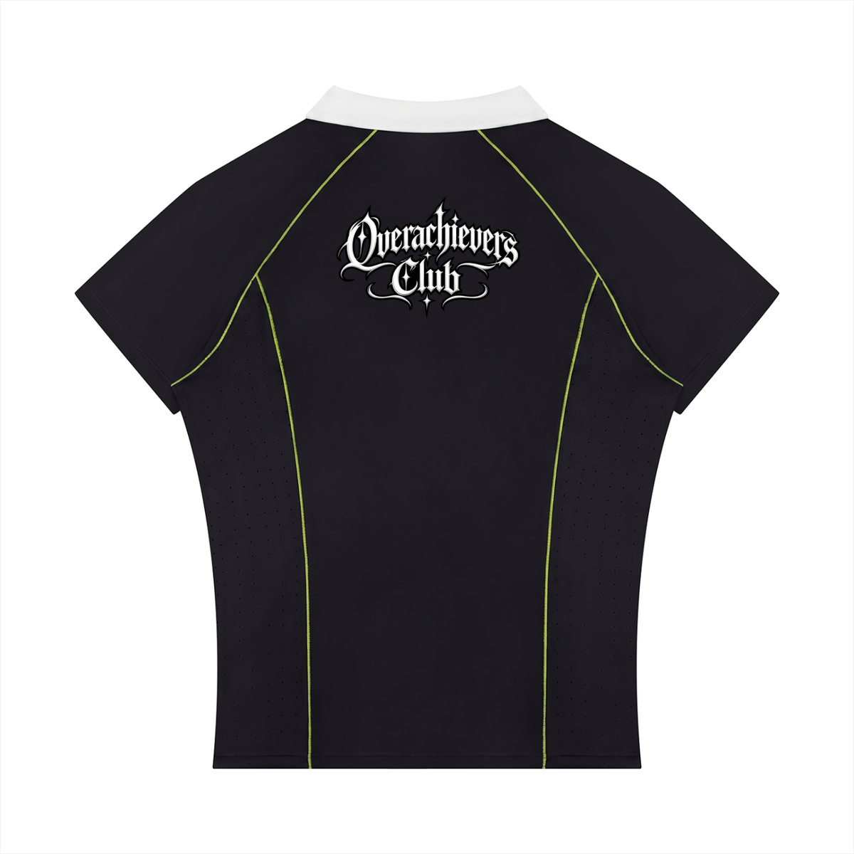 Overachievers Club' Women’s Slim Fit Quarter-Zip Polo Shirt