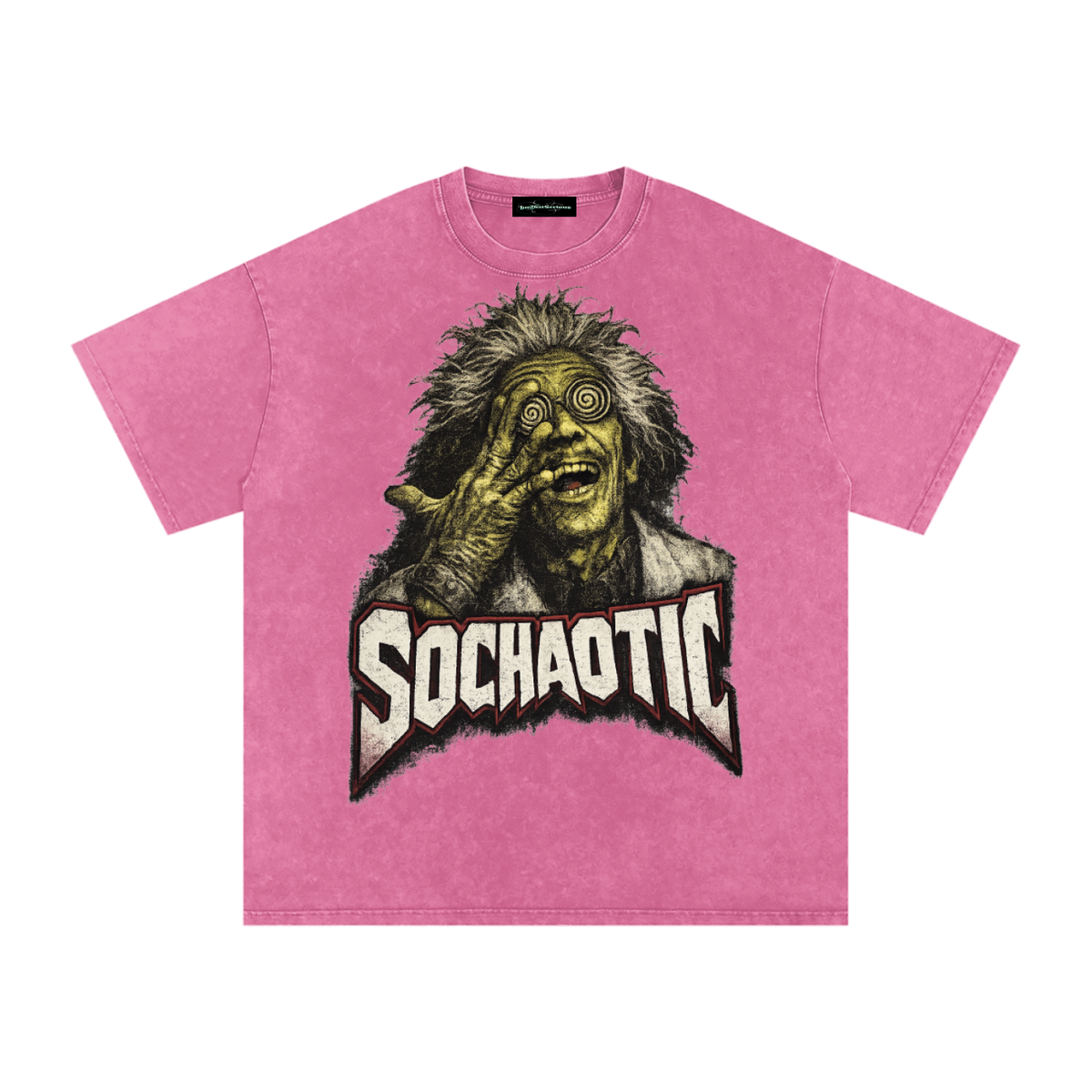 SoChaotic’ Snow Washed Oversized T-Shirt