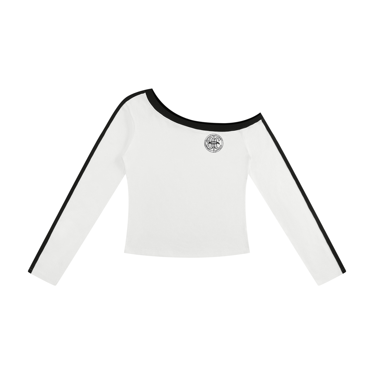Overachievers Club' Women’s Color Block Off-the-Shoulder T-Shirt
