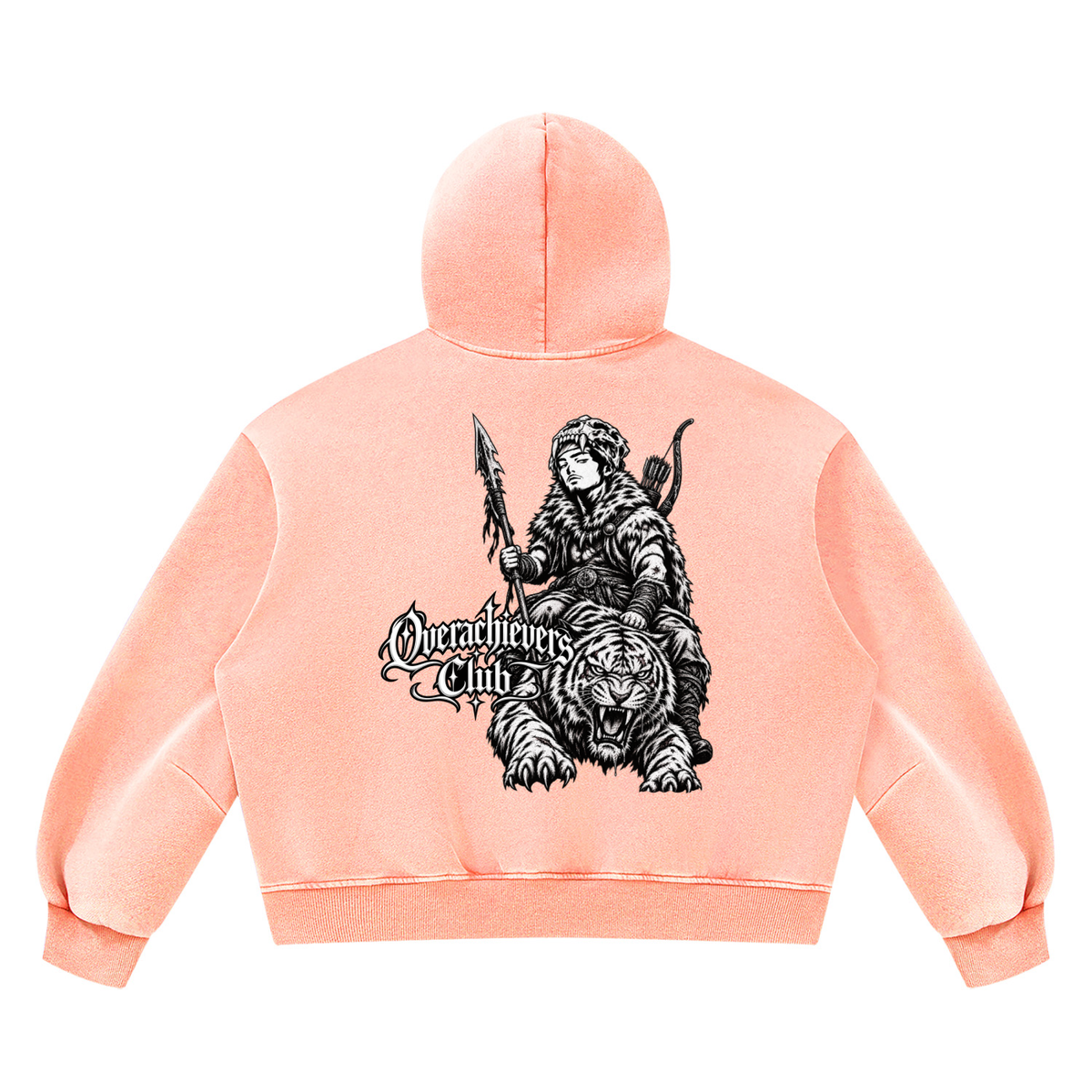 Overachievers Club' Vintage Wash Boxy Fleece Hoodie & Sweatpant