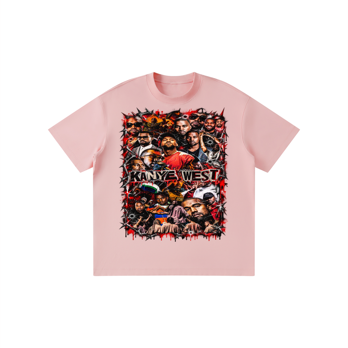 Camiseta de cuello redondo para niños Kanye'