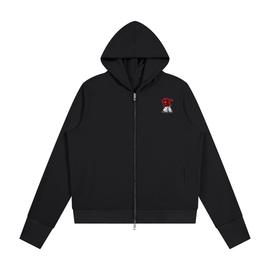 Overachievers Club' Women's Waffle Full Zip Hoodie