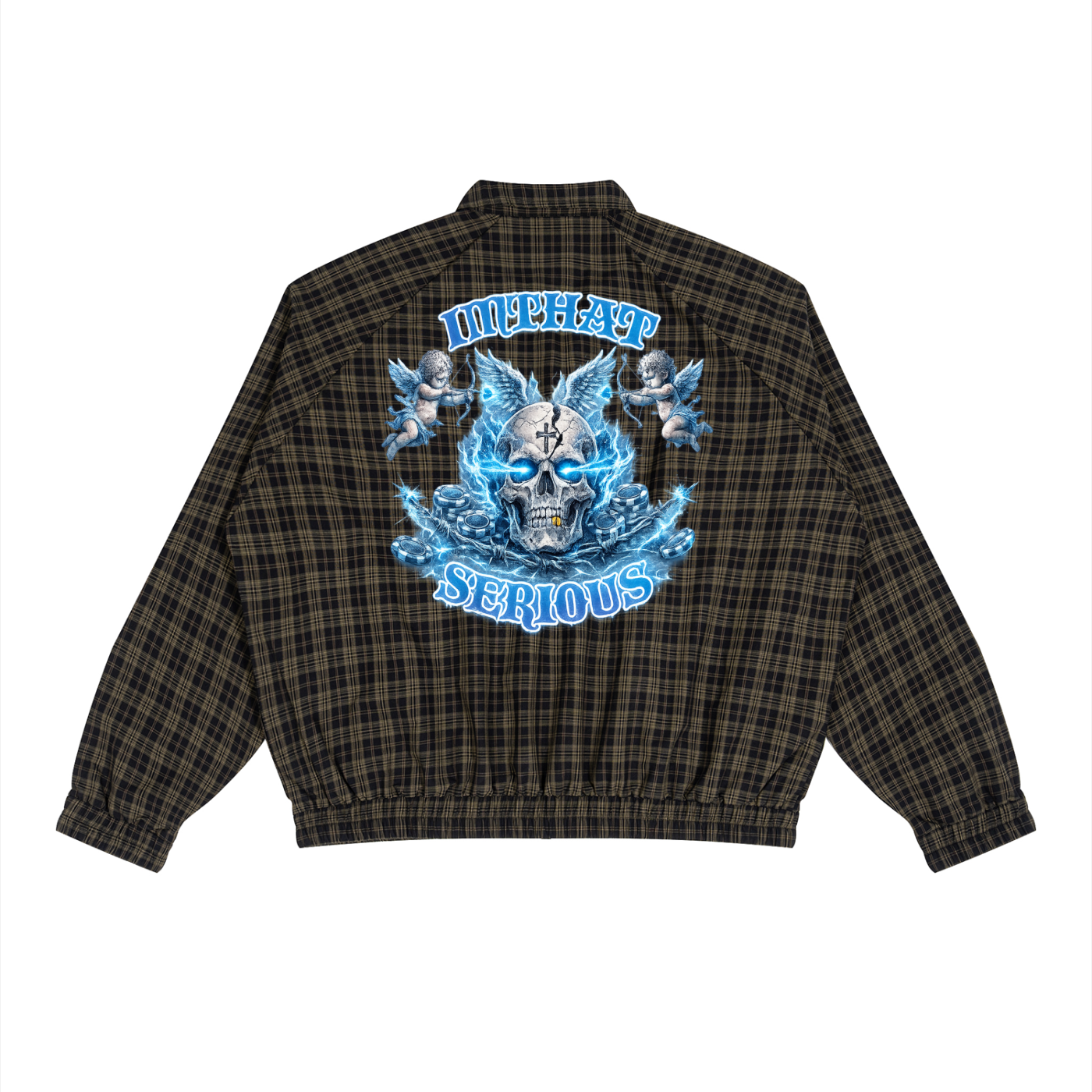 Heartbreaker' Plaid Full-Zip Track Jacket