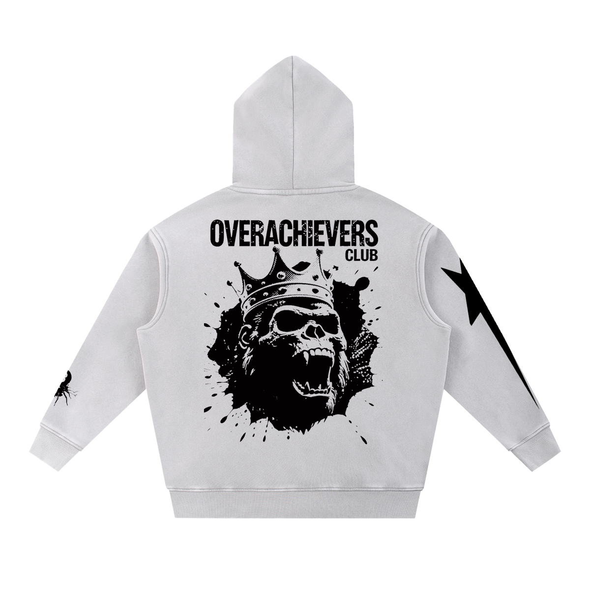 Overachievers Club' Snow Wash Fleece Oversize Hoodie
