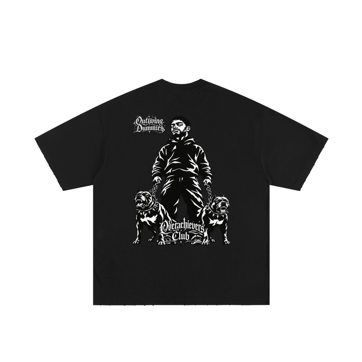 Overachievers Club' Hand-frayed T-Shirt
