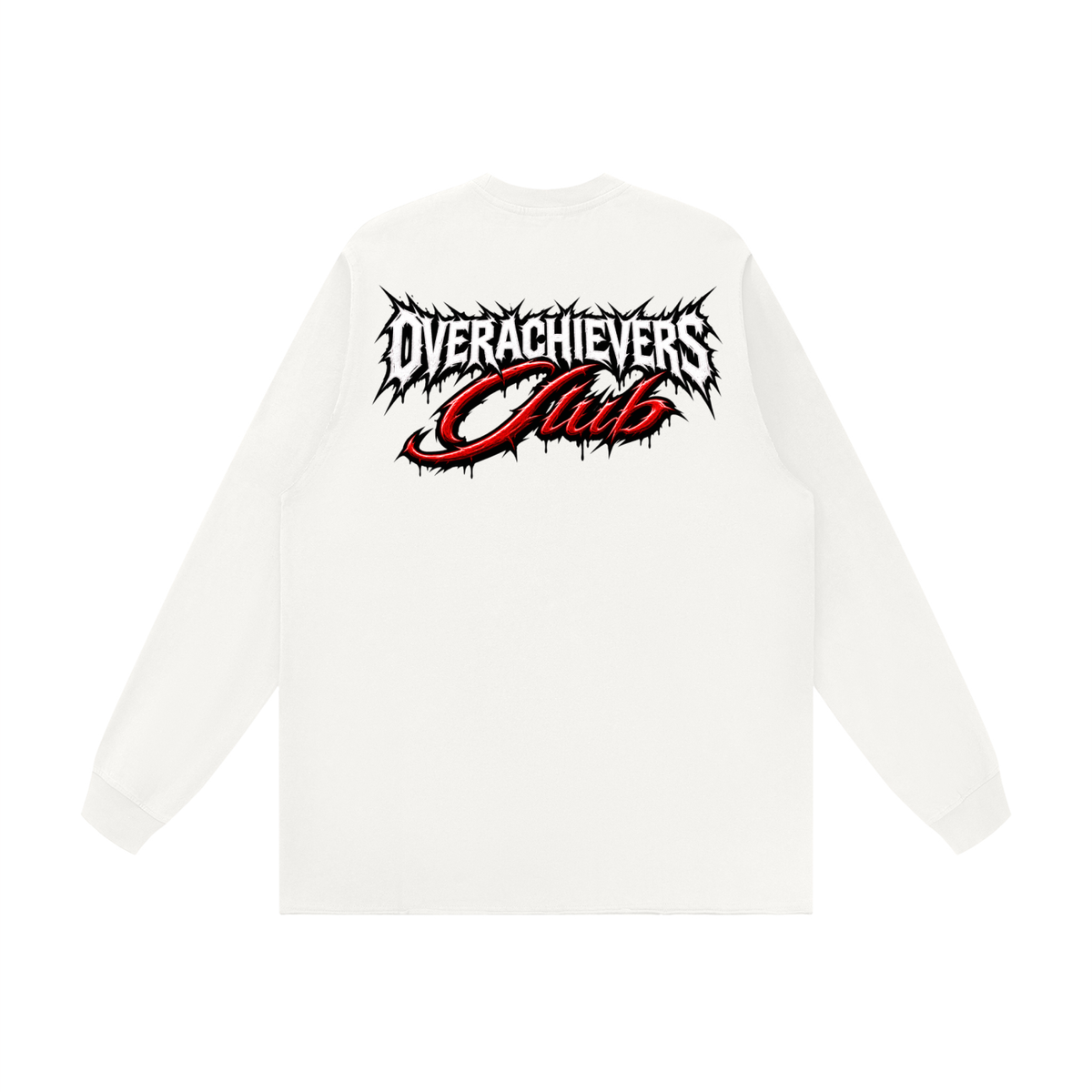 Uzi' Raw Hem Long Sleeve T-Shirt