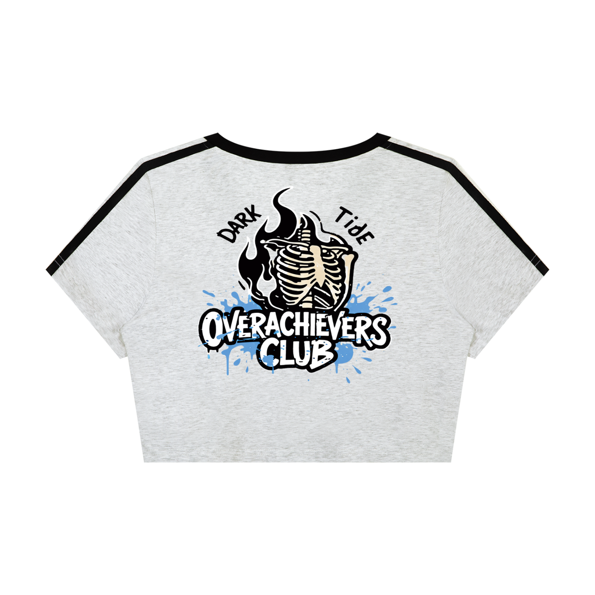 Overachievers Club' Women’s Slim Fit Color Block T-Shirt