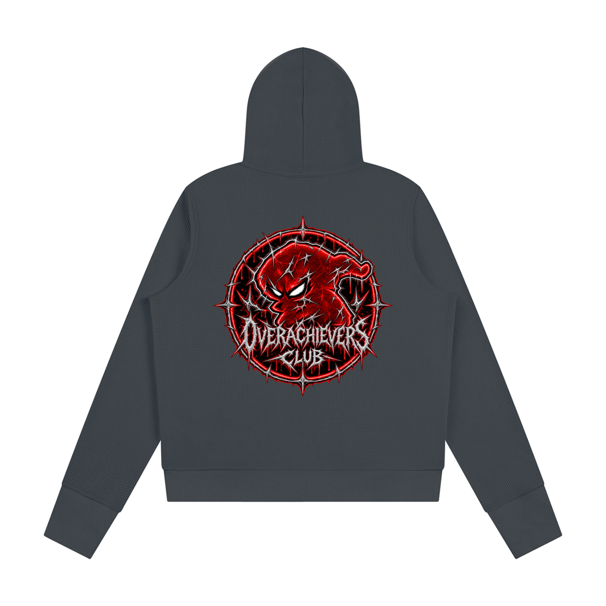 Overachievers Club' Women's Waffle Full Zip Hoodie