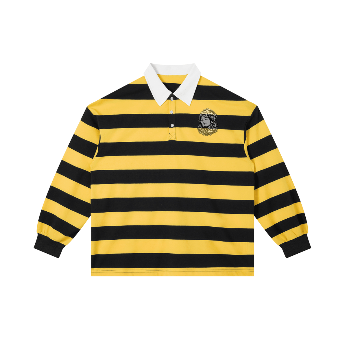 Overachievers Club' Color Block Stripe Polo Shirt - ImThatSerious