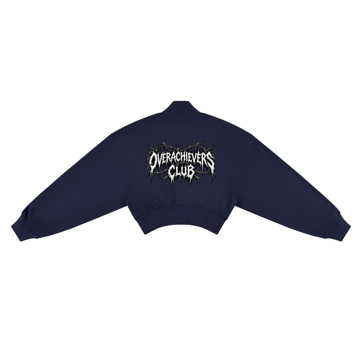 Overachievers Club' Women's Crop Mock Neck Sweatshirt