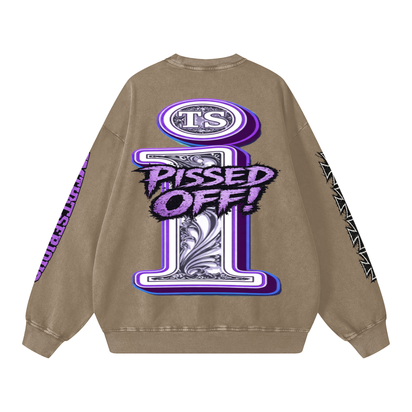 Snow Washed Oversized Sweatshirt