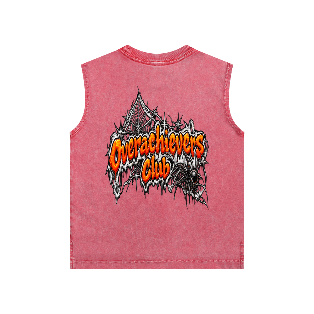 Overachievers Club' Snow Washed Kids' Tank Top & Shorts