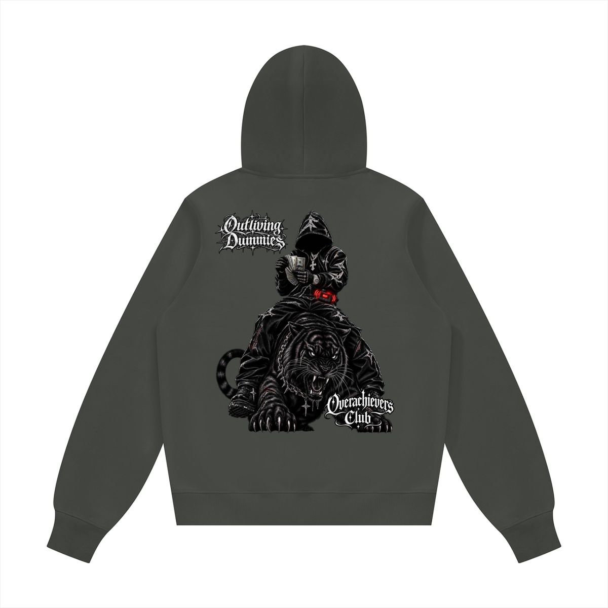 Overachievers Club' Oversized Boxy Fleece Hoodie, Sweatshirt, Sweatpant & Shorts Fit