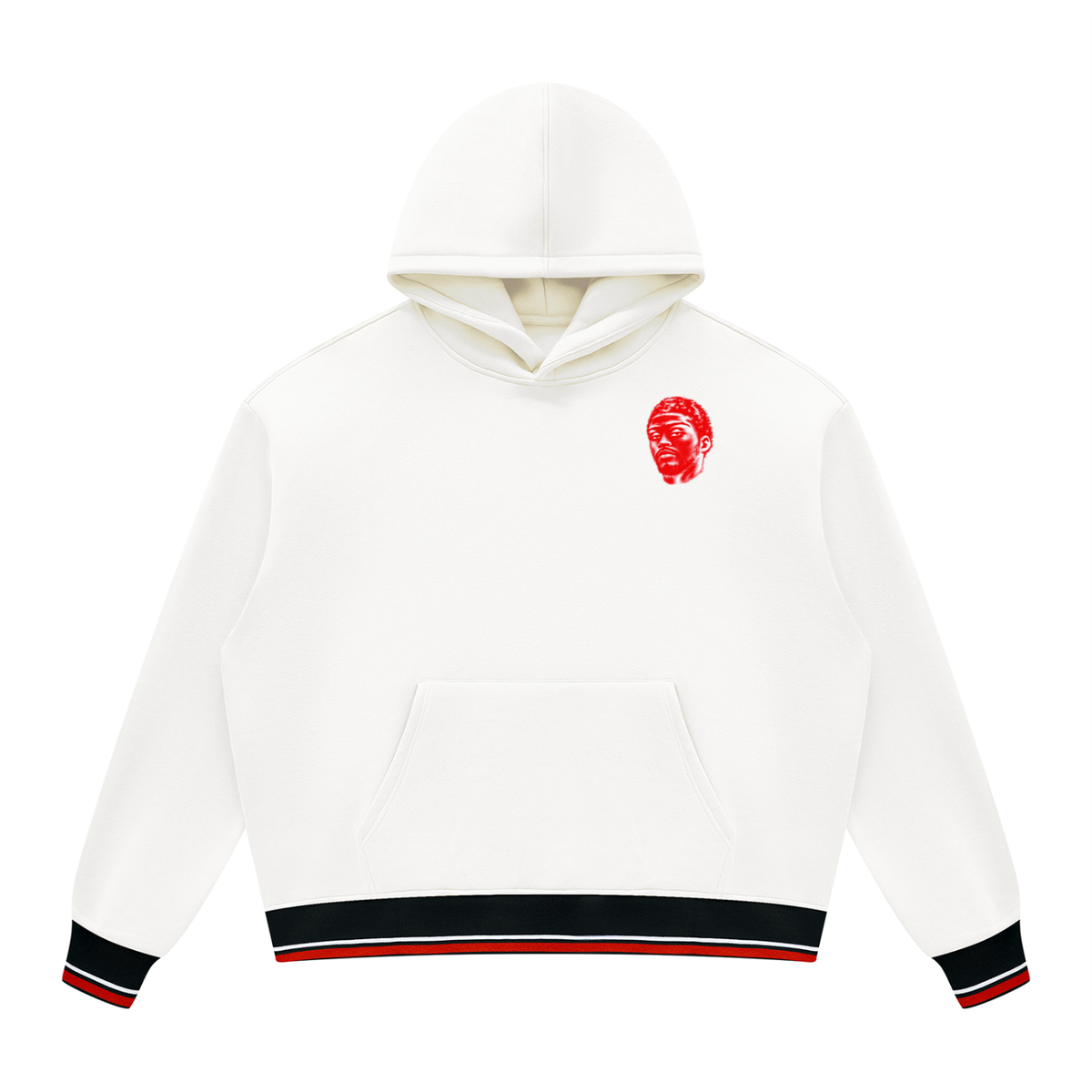 Overachievers Club' Oversized Color Block Fleece Hoodie