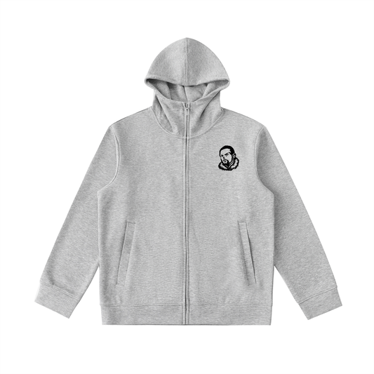 Overachievers Club' High Neck  Zip-Up Hoodie, Sweatpant & Sweatshirt Fit