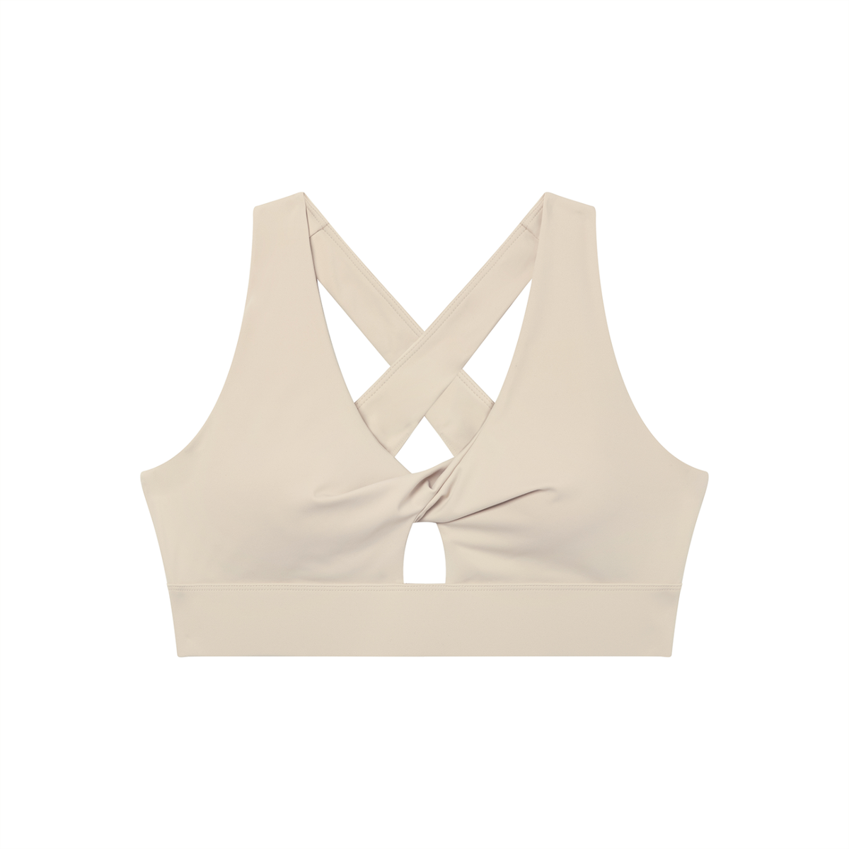 Women's Twist Front V-Neck Sports Bra