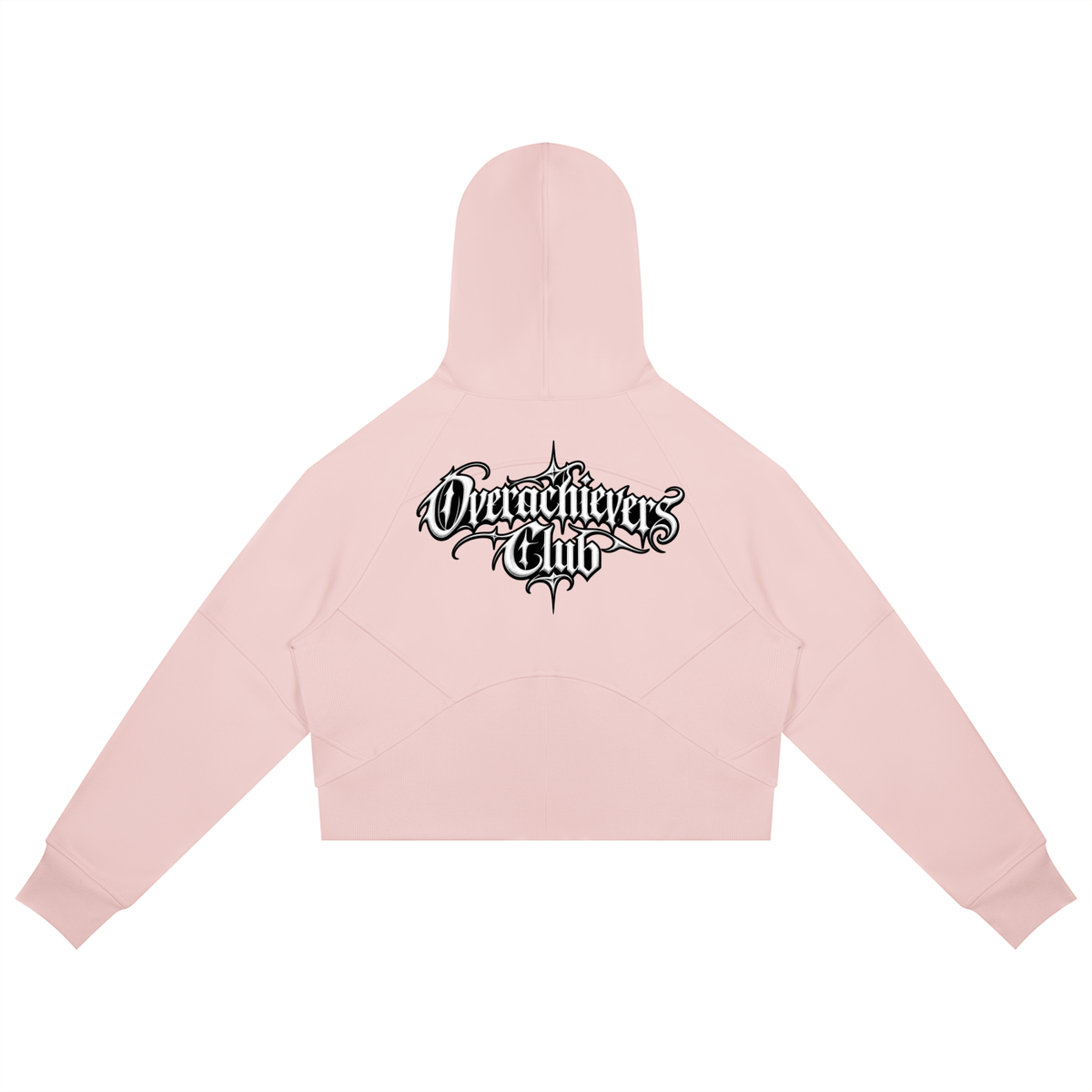 Overachievers Club' Cropped Zip-Through Hoodie & Sweatpants