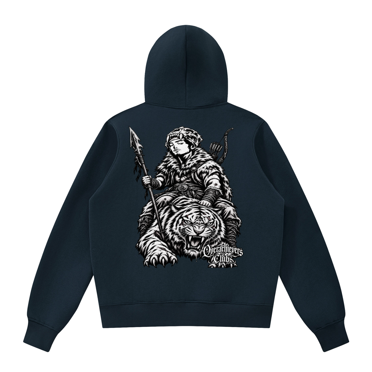 Overachievers Club' Oversized Fleece Boxy Hoodie, Sweatshirt, Sweatpant & Shorts Fit