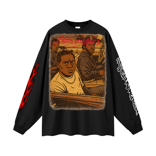 Oversized Unisex Long Sleeve T-Shirt
