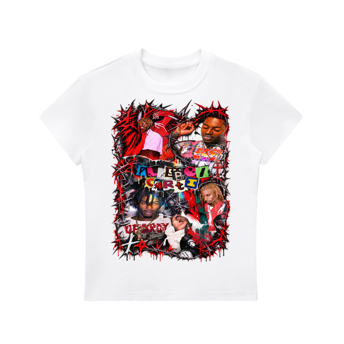 Carti' Bodycon Crewneck T-Shirt