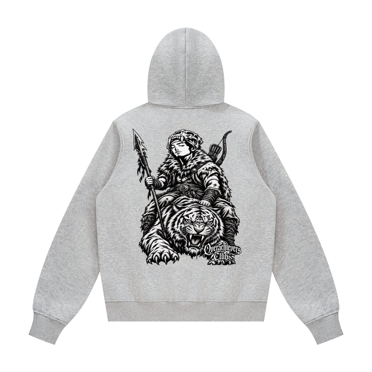 Overachievers Club' Oversized Fleece Boxy Hoodie, Sweatshirt, Sweatpant & Shorts Fit
