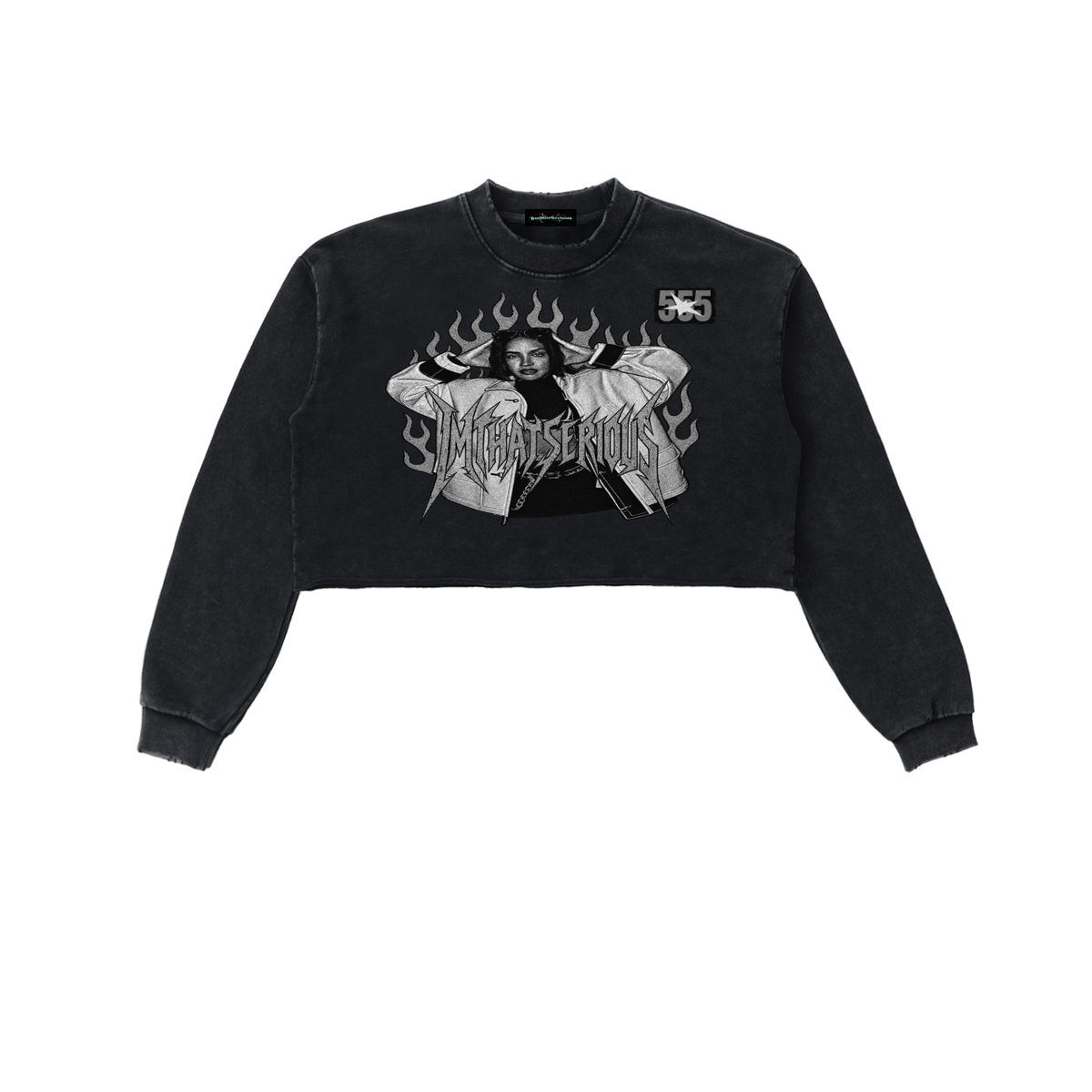 aaliyah,women,sweatshirt,cropped,imthatserious