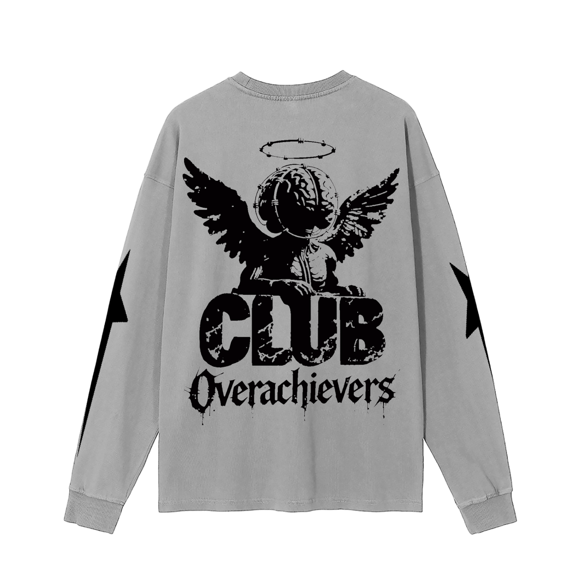 Overachievers Club' Vintage Washed Long Sleeve Tee