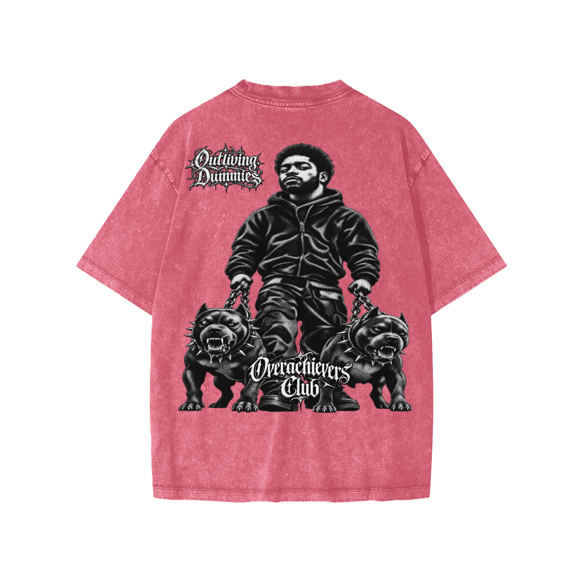 Overachievers Club' Snow Washed Kids' T-Shirt & Shorts