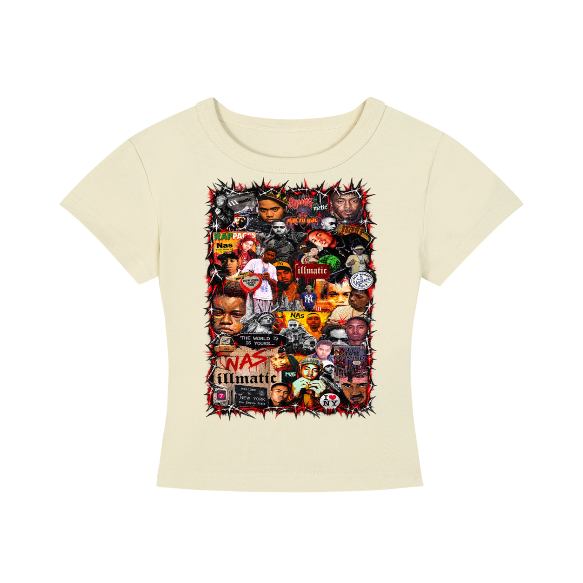 Nas' Women's Cropped T-Shirt