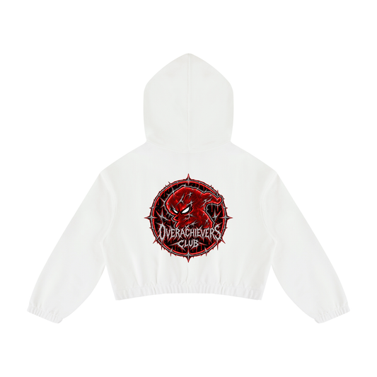 Overachievers Club' Women’s Boxy Quarter-Zip Hoodie
