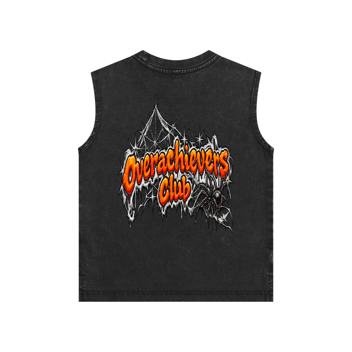 Overachievers Club' Snow Washed Kids' Tank Top & Shorts