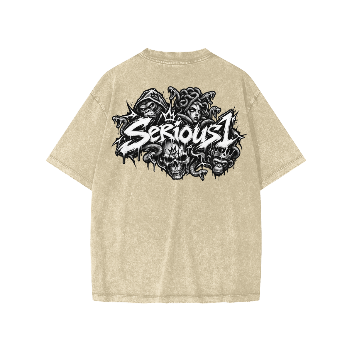 Serious1' Snow Washed Kids' T-Shirt & Shorts Fit