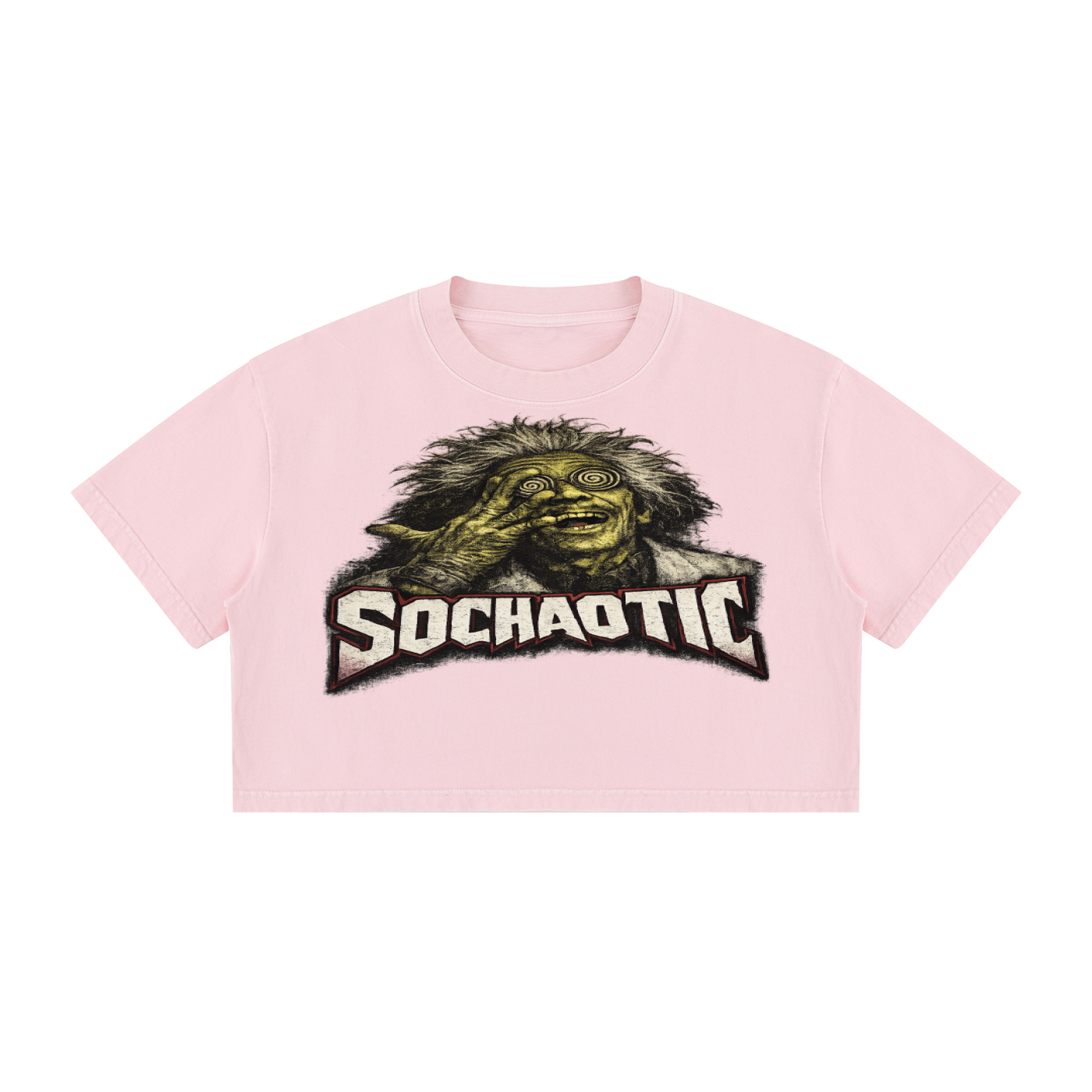 SoChaotic,Women,Crop,Tshirt,EvilScientist