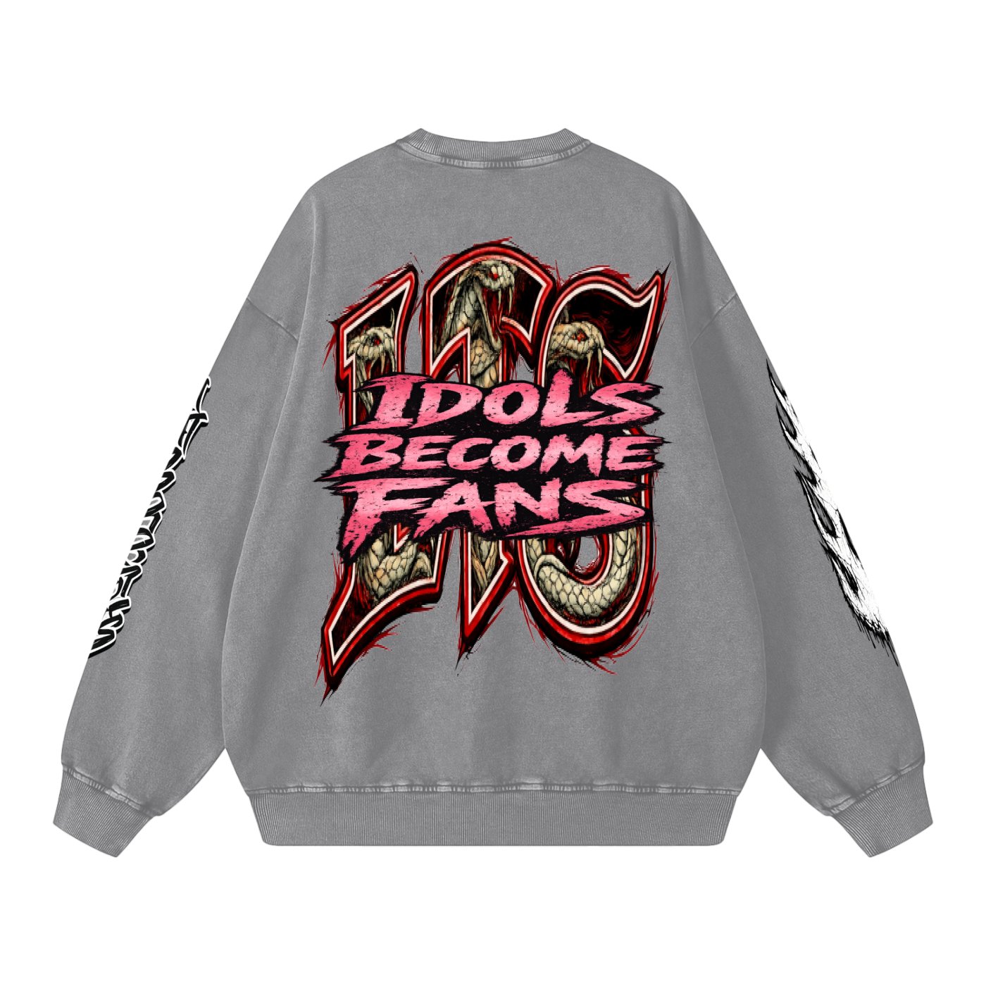Snow Washed Oversized Sweatshirt