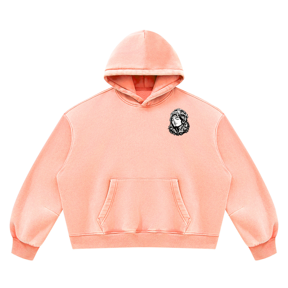 Overachievers Club' Vintage Wash Boxy Fleece Hoodie & Sweatpant