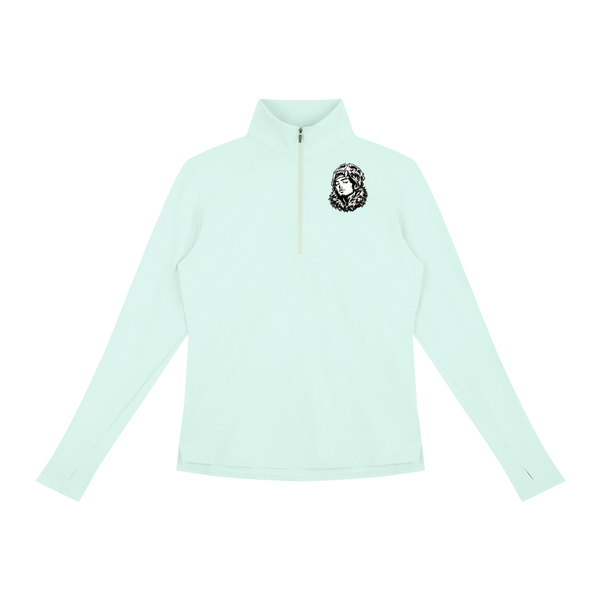 Overachievers Club' Women's Quarter-Zip Yoga Pullover