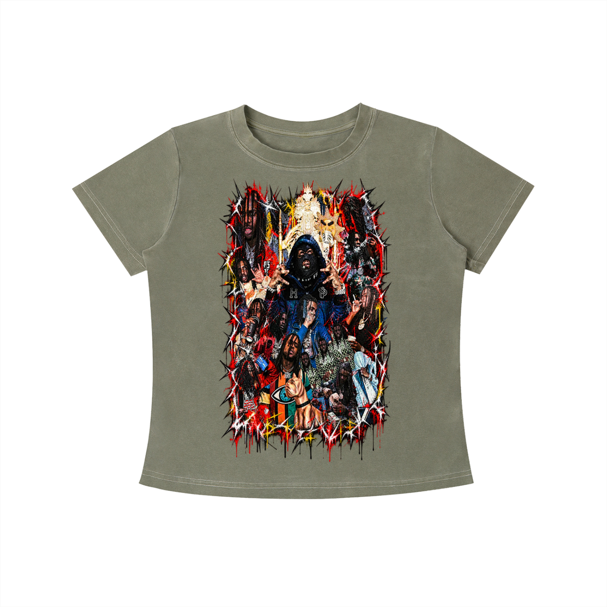 Sosa' Vintage Wash Slim T-shirt