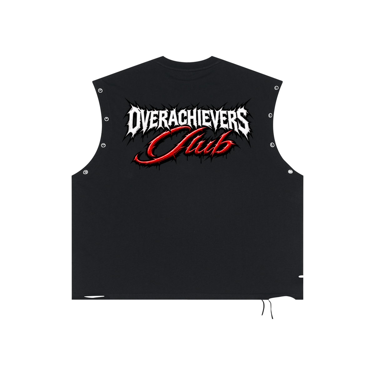 Biggie' Distressed Grommet Eyelet Tank Top