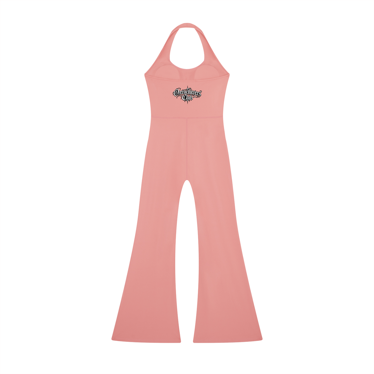 Overachievers Club' Women’s Halter Flared Jumpsuit