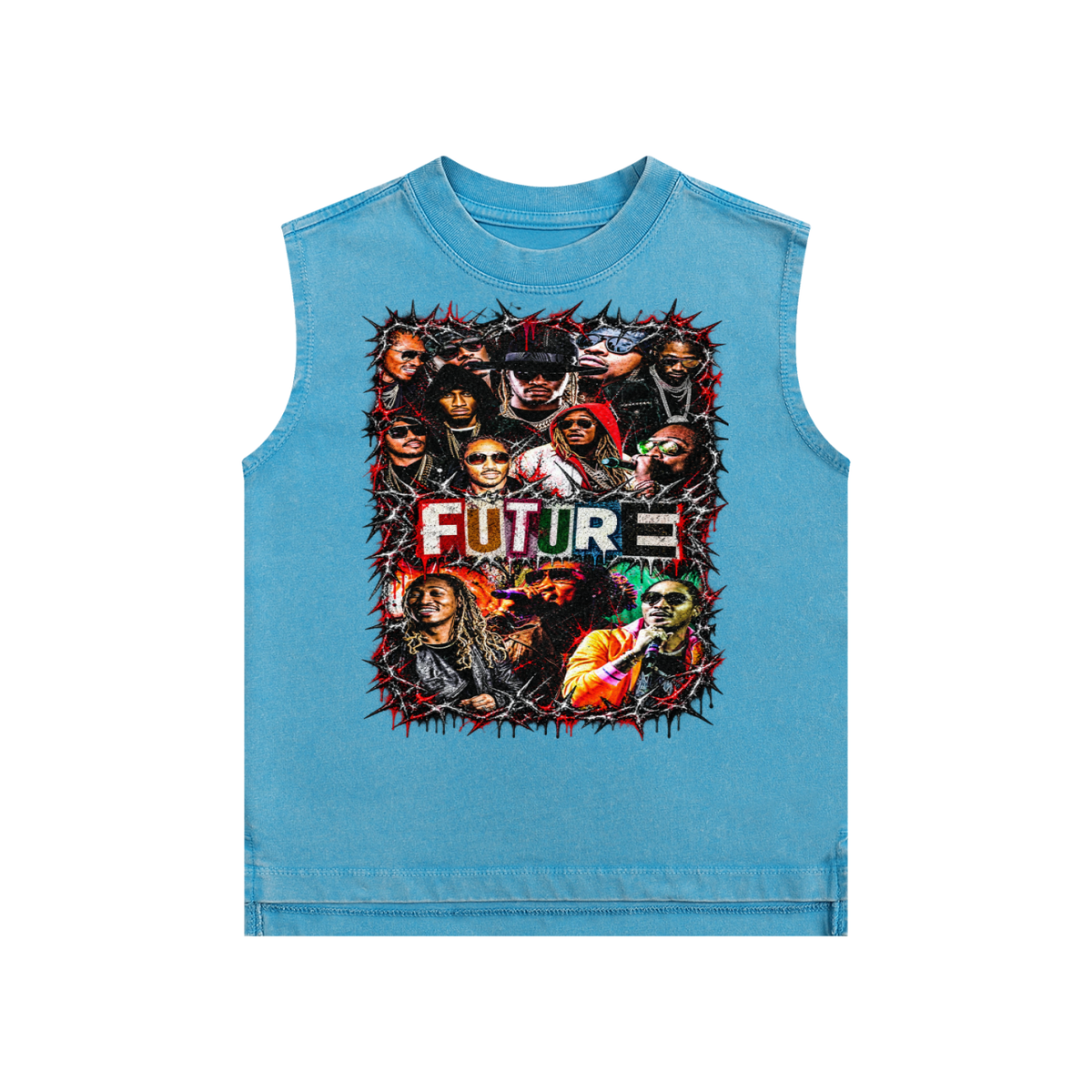 Future' Snow Washed Kids' Tank Top