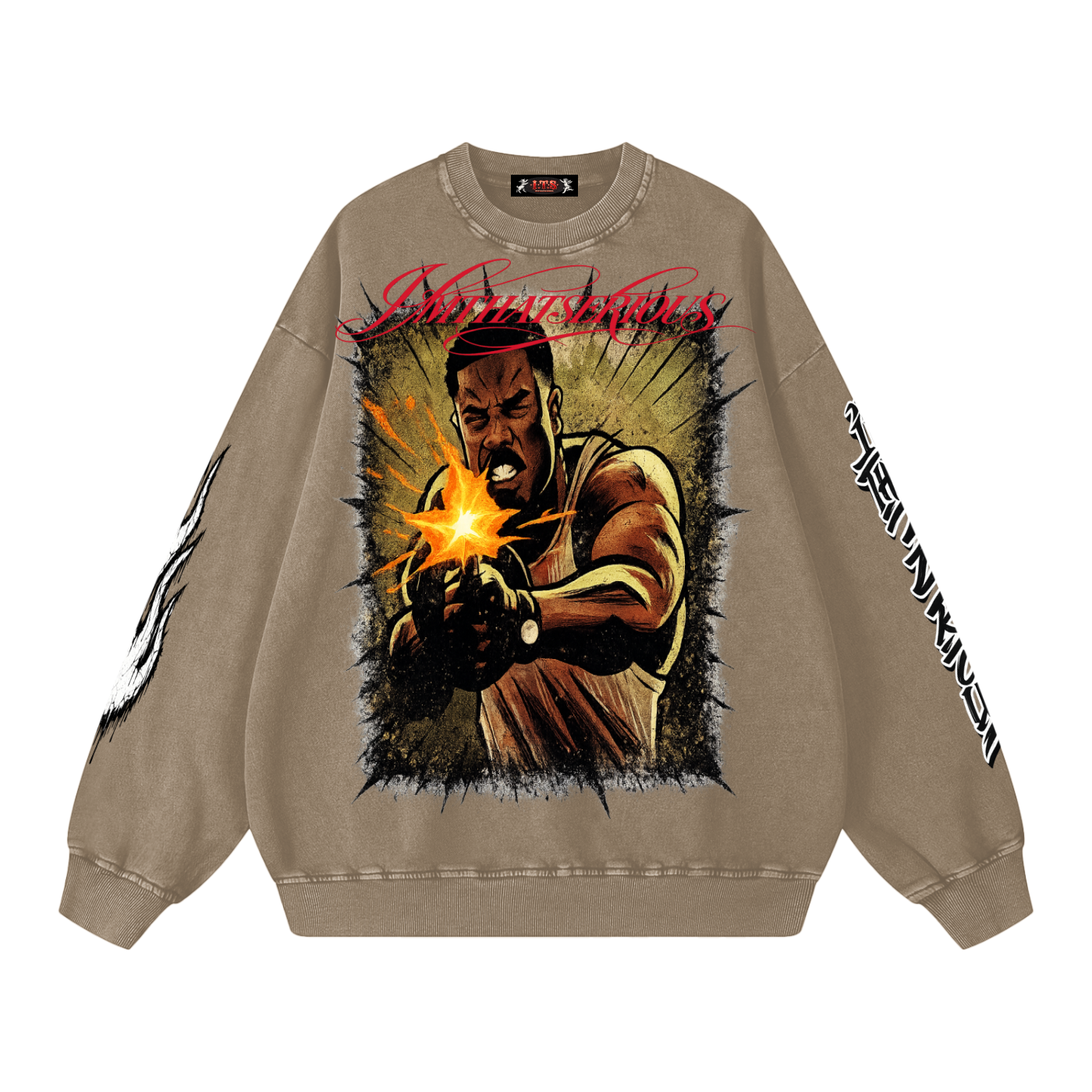 Snow Washed Oversized Sweatshirt
