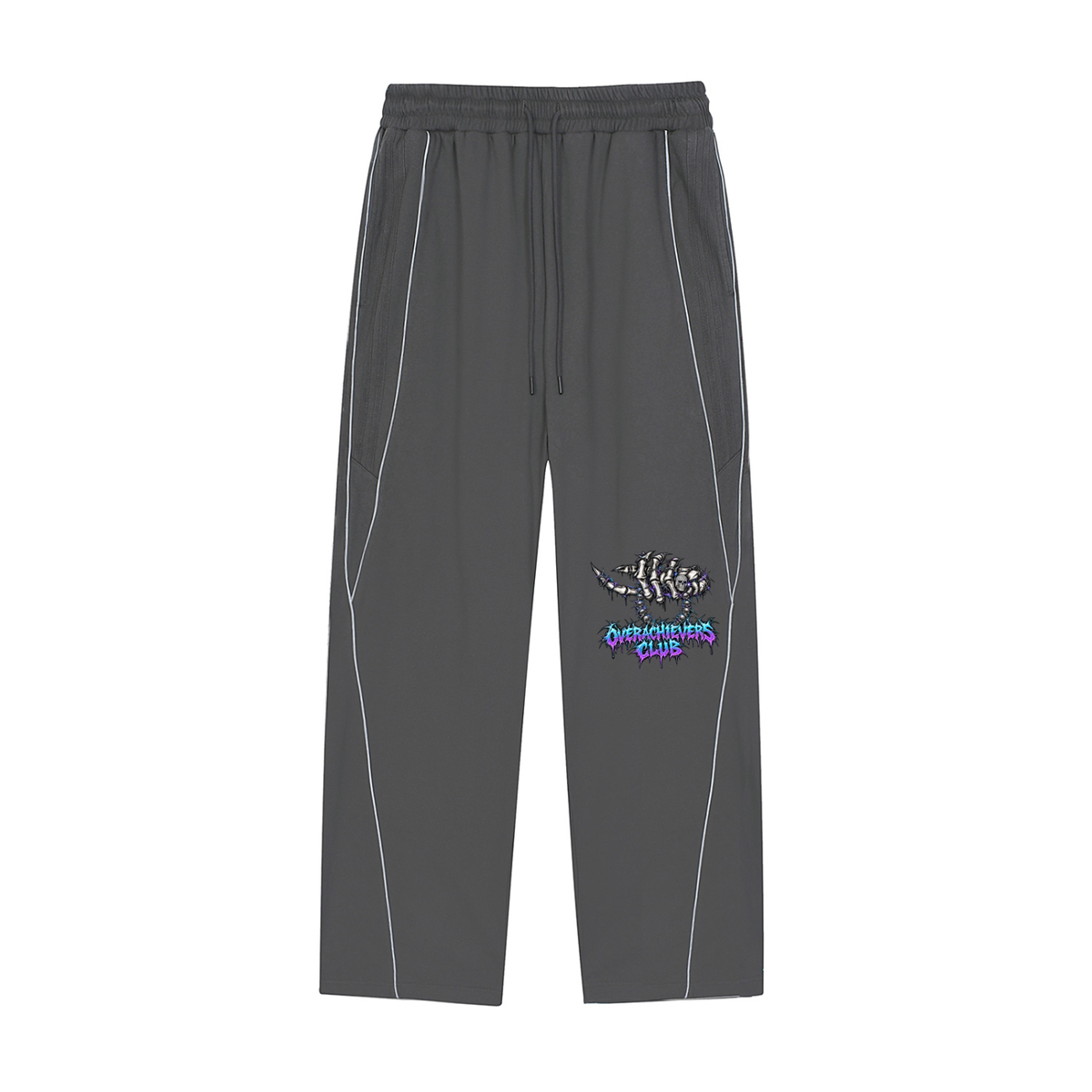 Overachievers Club' Reflection Striped Raglan Sleeve Jacket & Sweatpant