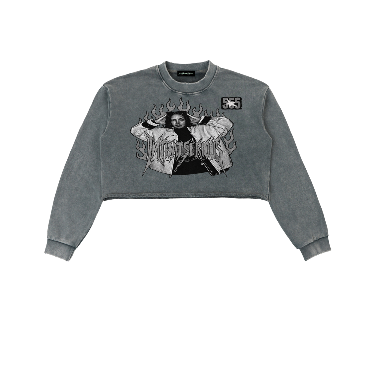 aaliyah,women,sweatshirt,cropped,imthatserious