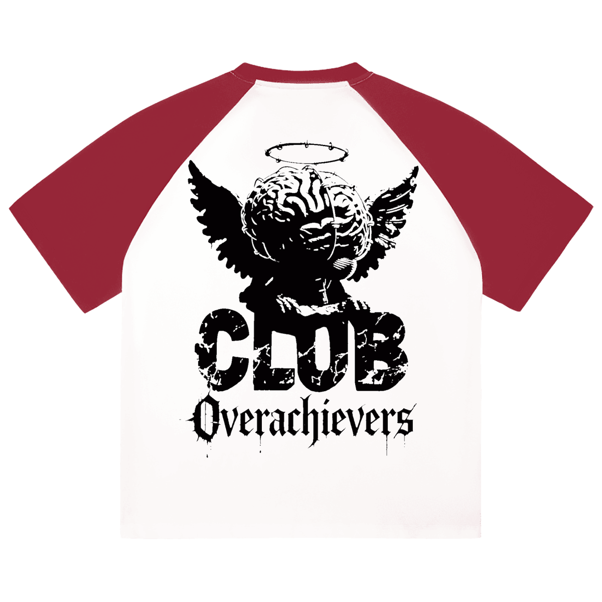 Overachievers Club' Color-Blocked Raglan T-Shirt