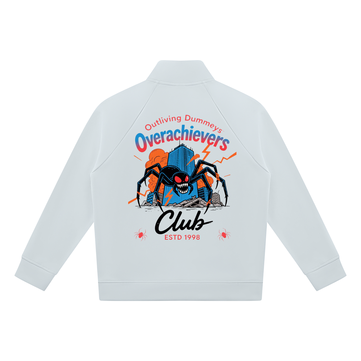 Overachievers Club' Stand Collar Jacket