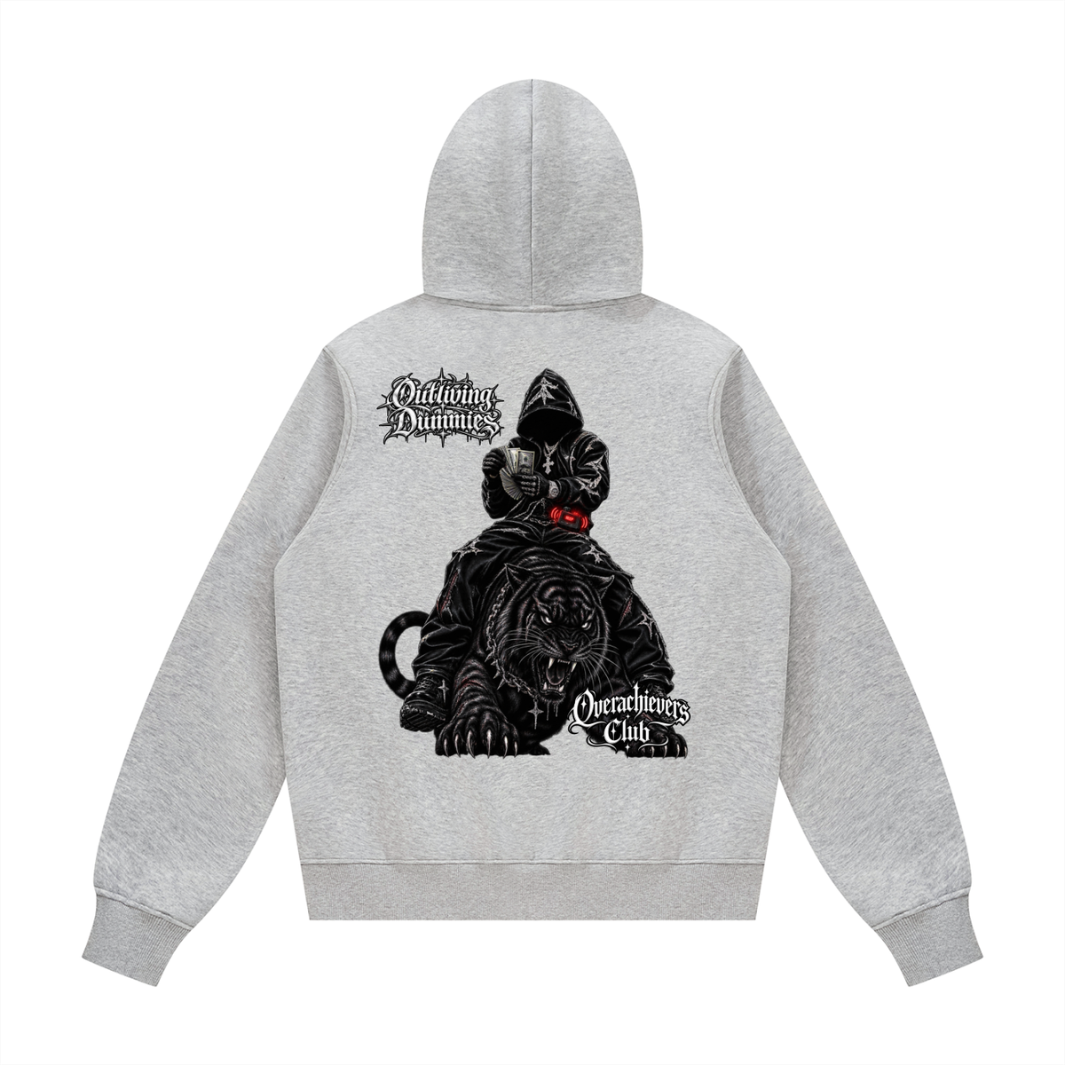 Overachievers Club' Oversized Boxy Fleece Hoodie, Sweatshirt, Sweatpant & Shorts Fit
