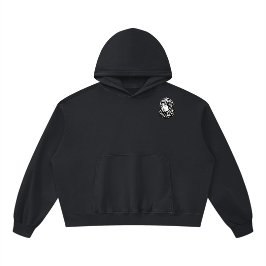 Overachievers Club' Boxy Vintage Washed Hoodie, Sweatpant & Sweatshirt Fit