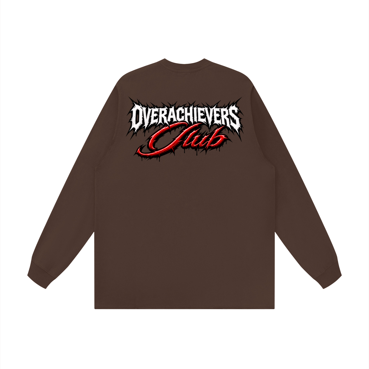 Uzi' Raw Hem Long Sleeve T-Shirt