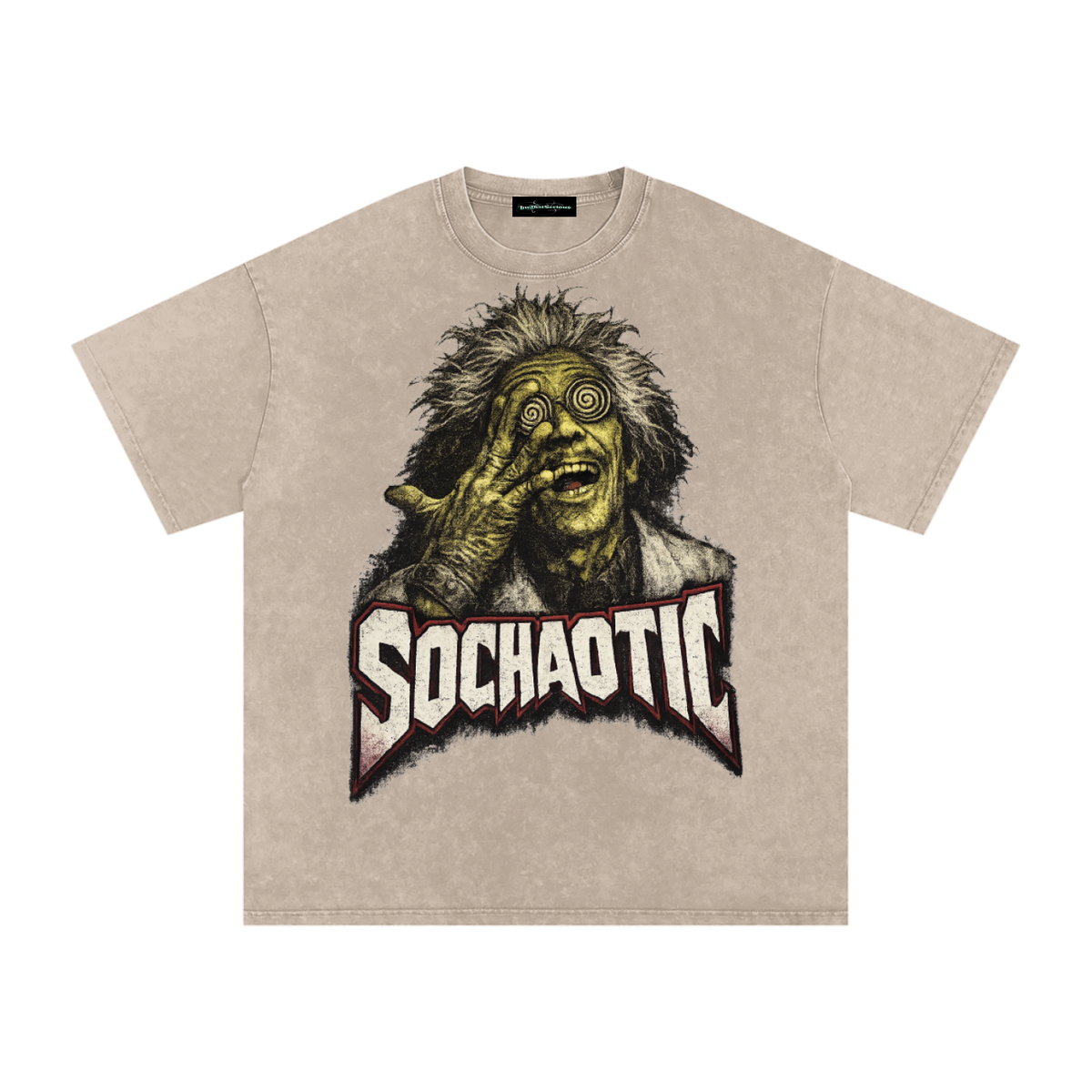 SoChaotic’ Snow Washed Oversized T-Shirt